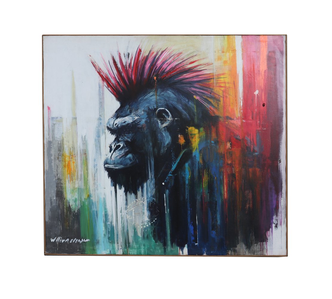 Œuvre originale Punk Gorilla de William Crenson