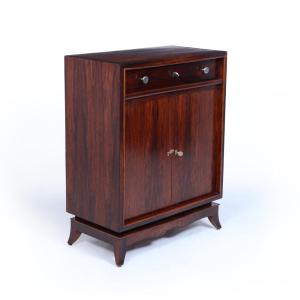 Art Deco Rosewood Bar Cabinet