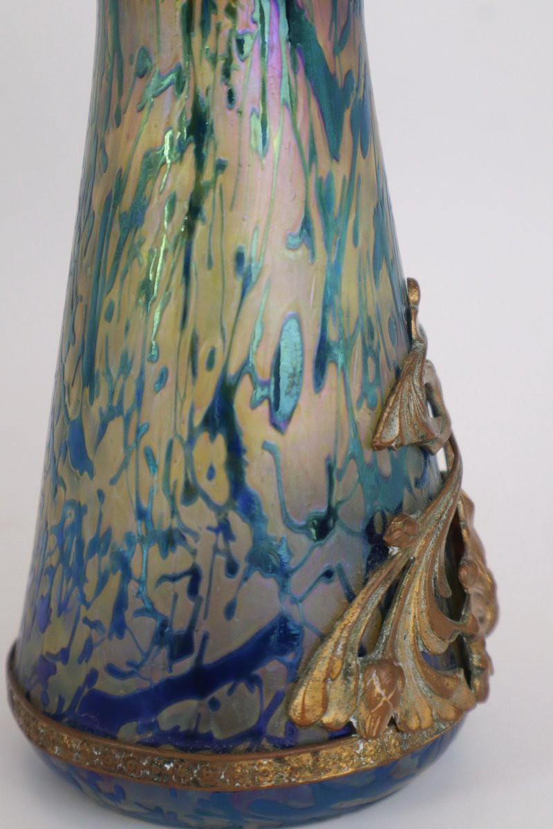 Art Nouveau Vase, Loetz, Austria -photo-1