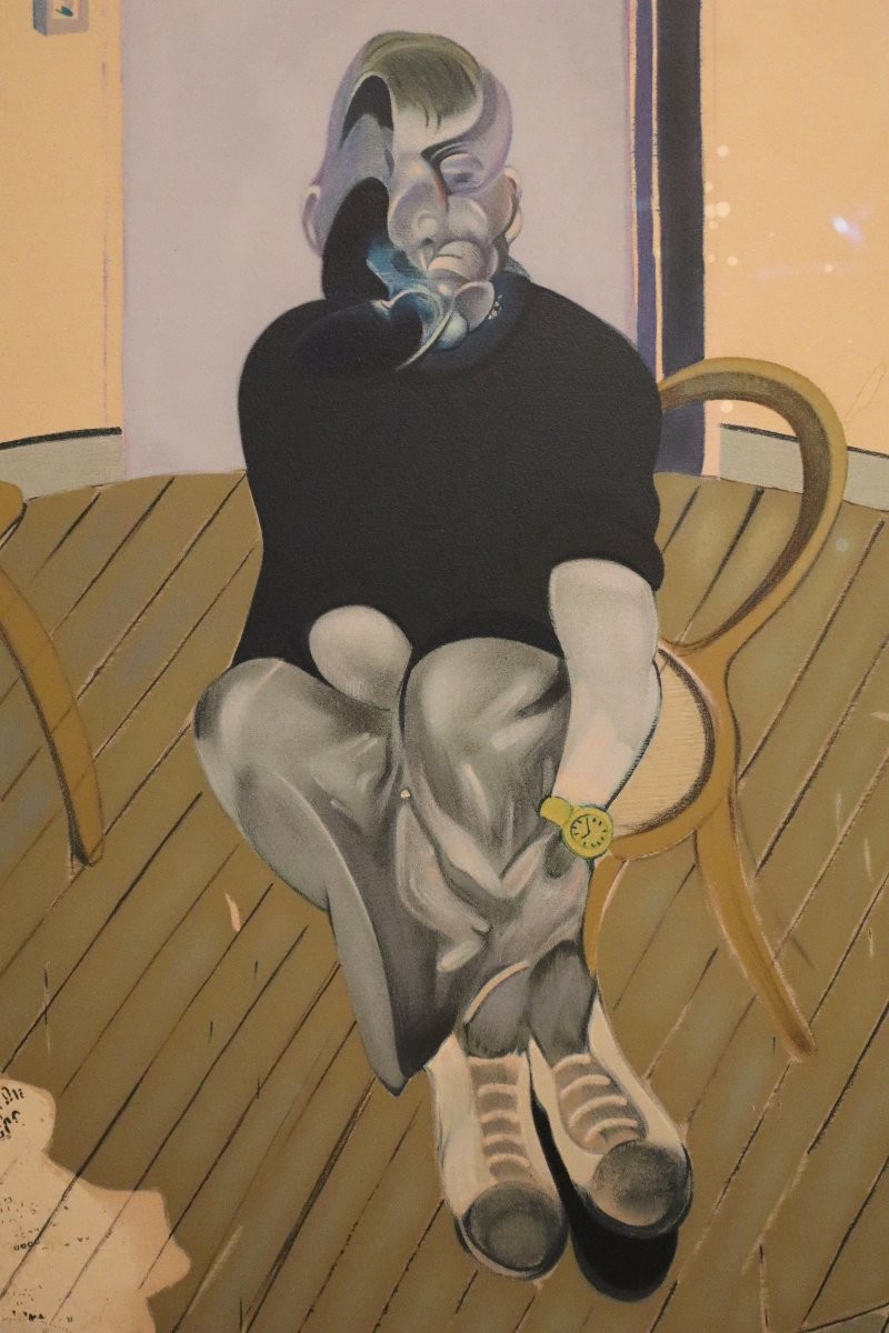 Lithographie Francis Bacon (1909-1992), Selfportrait N°2 (1973-1976)-photo-2