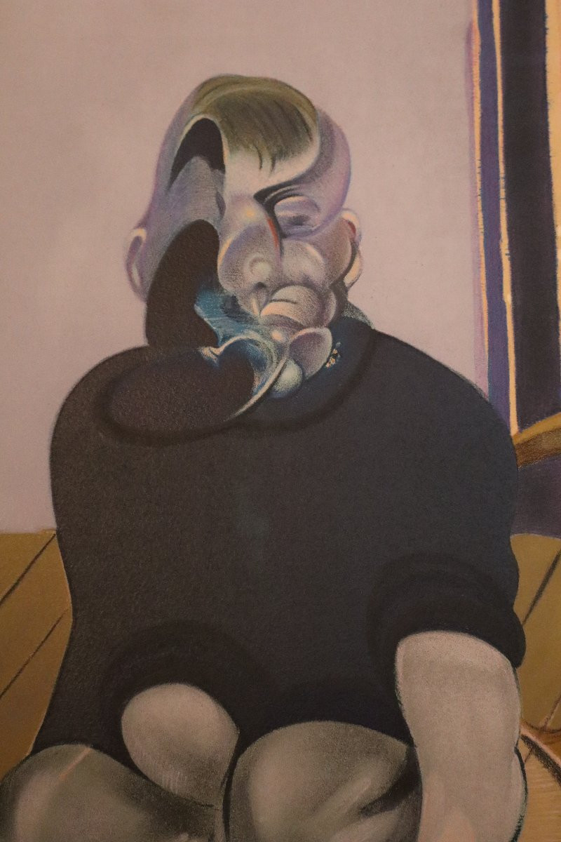 Lithograph Francis Bacon (1909-1992), Selfportrait N°2 (1973-1976)-photo-3