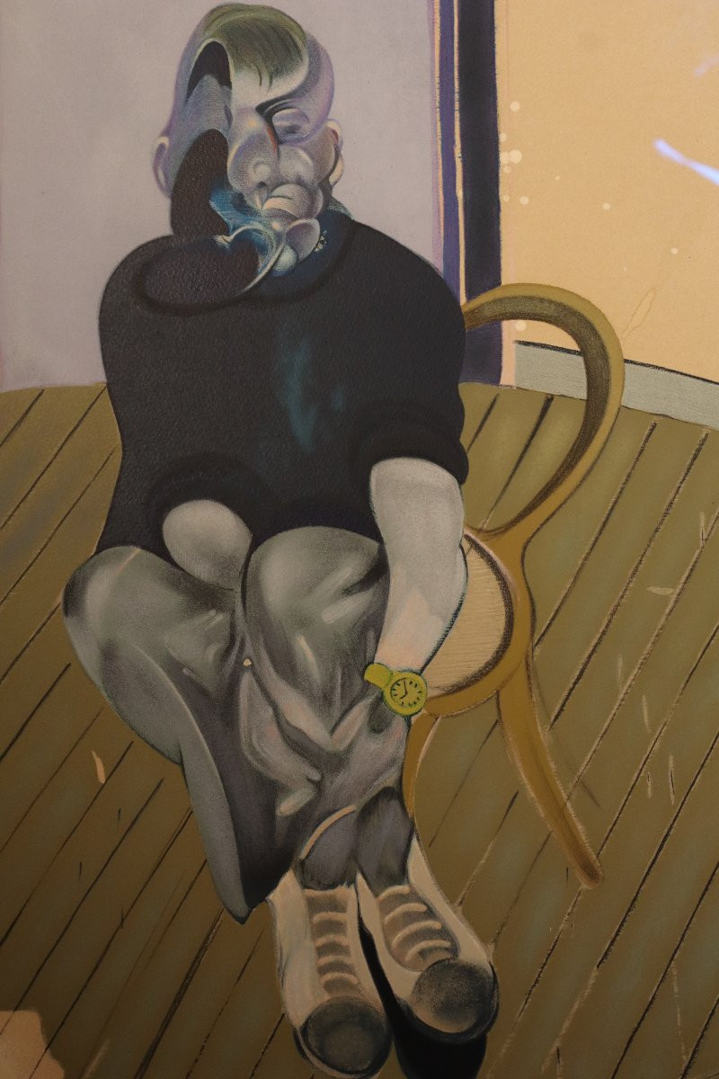 Lithograph Francis Bacon (1909-1992), Selfportrait N°2 (1973-1976)-photo-4