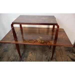 Tea Table By Emile Gallé (1846-1904), Japonisme And Art Nouveau Style