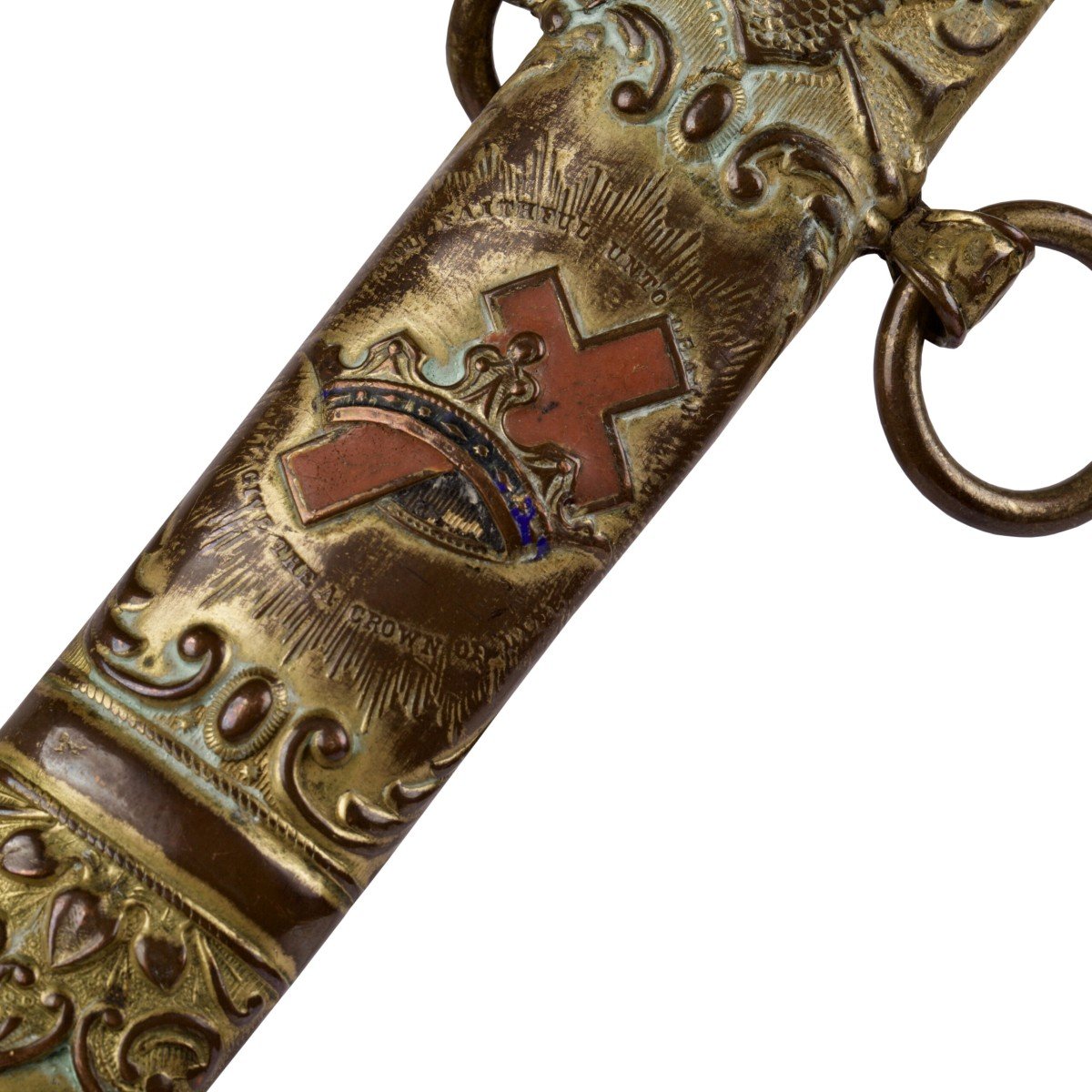épée De Cérémonie Des Templiers Maçonniques Antiques-photo-5