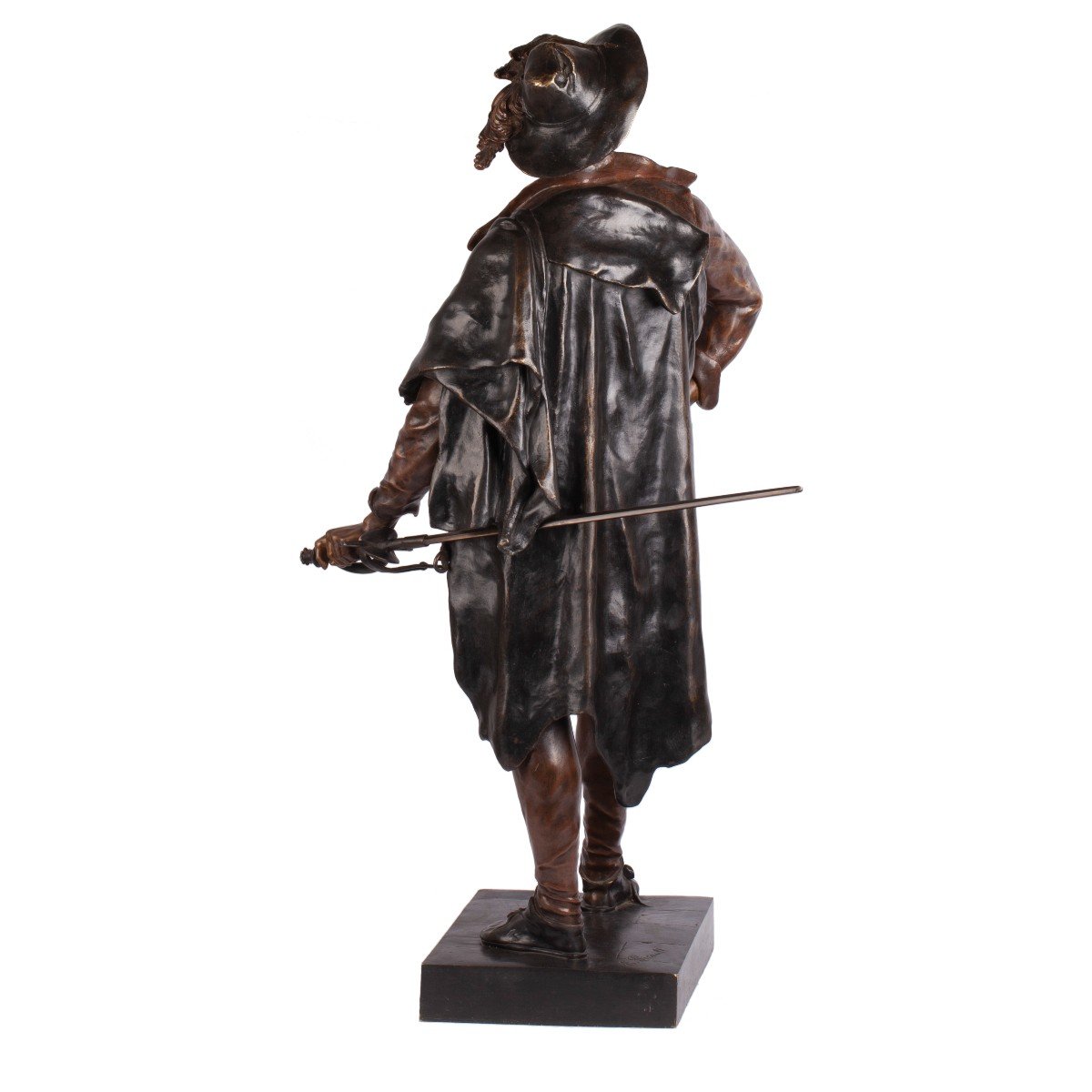 Sculpture en bronze de "don César de Bazan" par Emile PICAULT (1833-1915)-photo-3