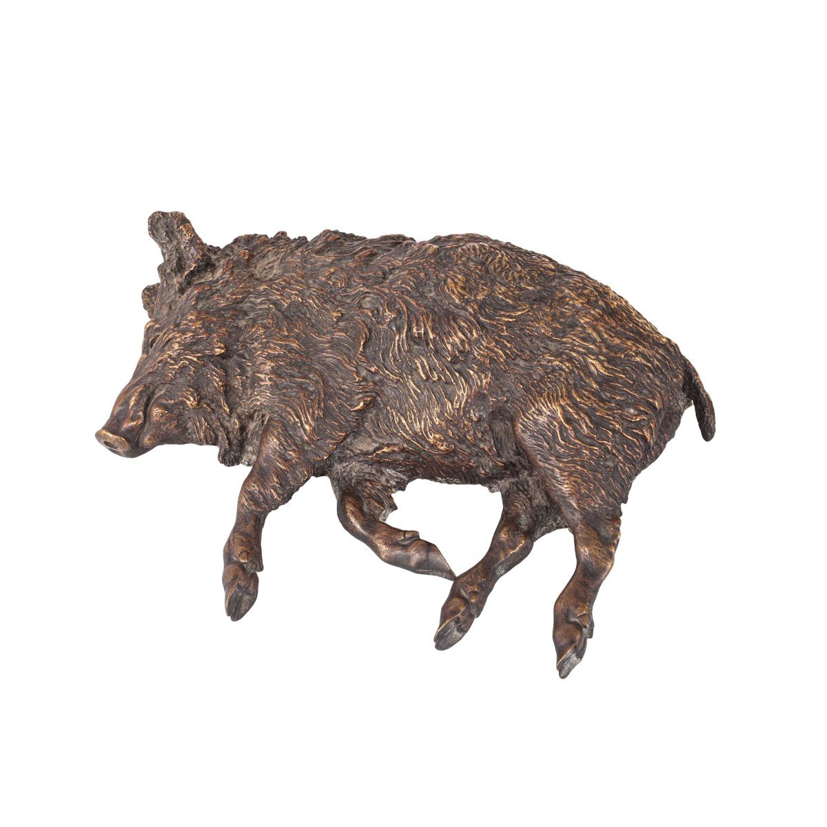 A Russian Bronze “lying Boar”. Author N. Liberich-photo-2