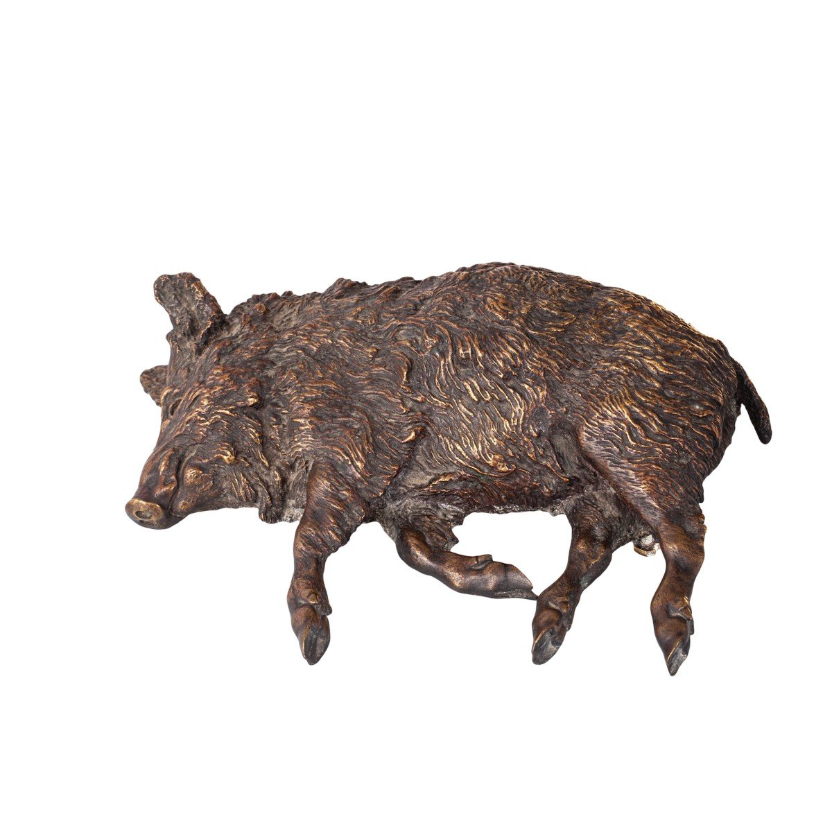 A Russian Bronze “lying Boar”. Author N. Liberich