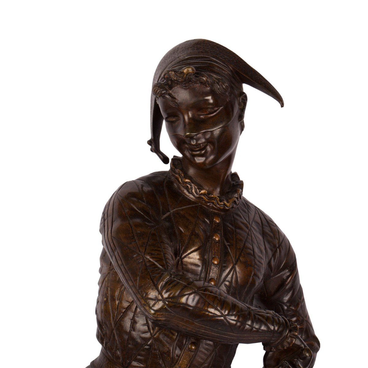 Ancienne Figure Française En Bronze -photo-2