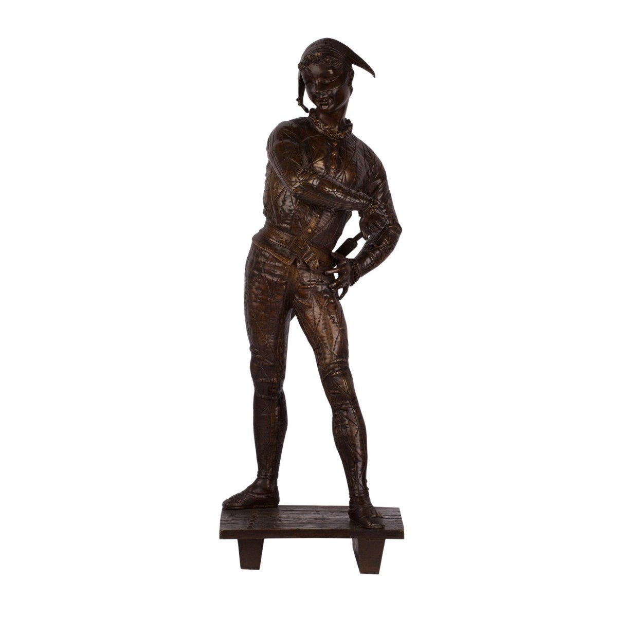 Ancienne Figure Française En Bronze 