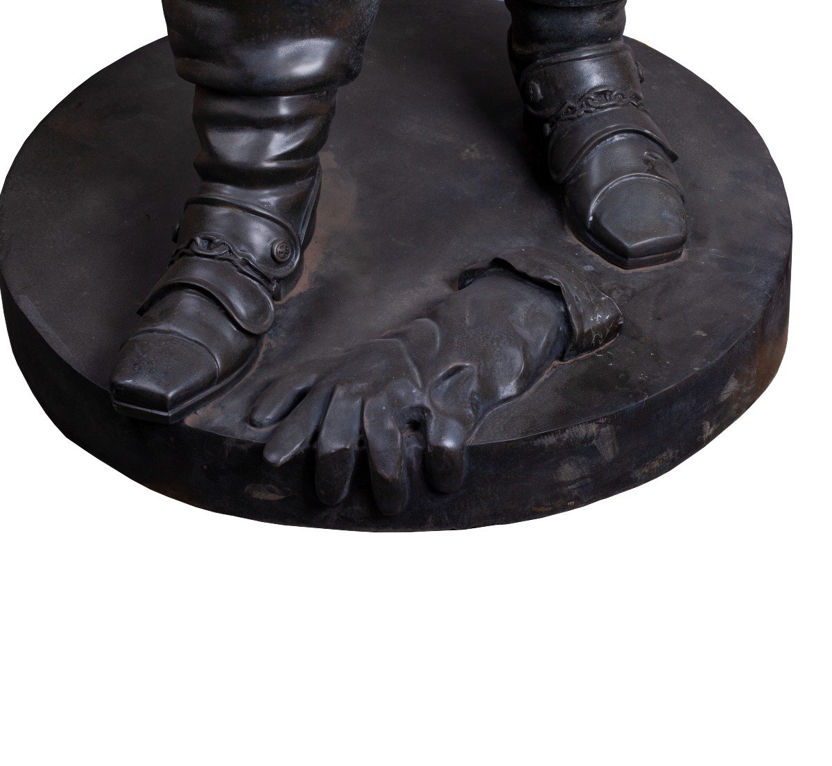 Sculpture En Bronze d'Un Mousquetaire En Pleine Croissance Humaine. Très Détaillé Et Bien Fait.-photo-3
