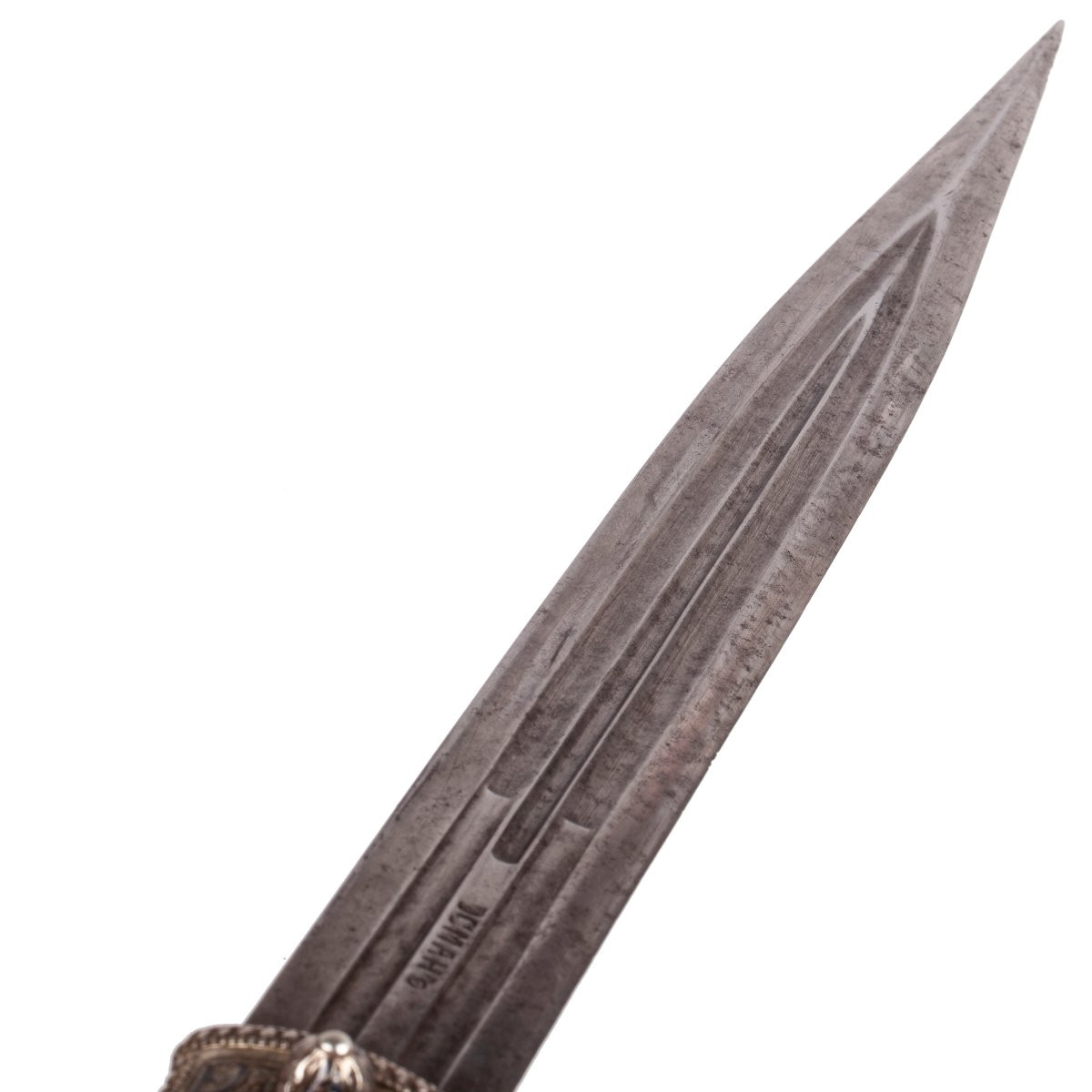 Antique Caucasian Dagger From Vladikavkaz, Early 20th Century - Workshop Of Osman Omarov-photo-5