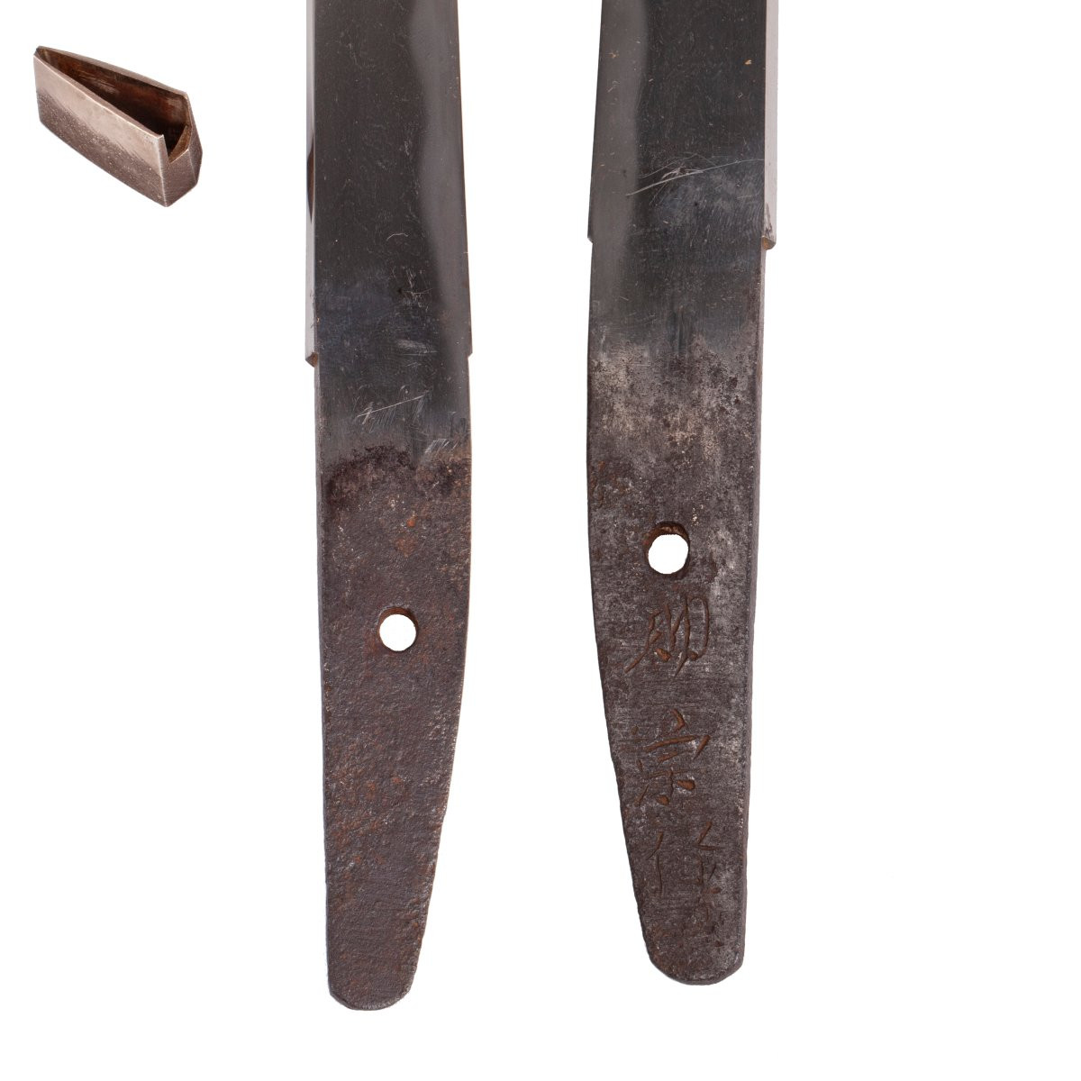 Tantō “Ise-ebi” — Motif de homard. Réalisé par Sukemune-photo-4