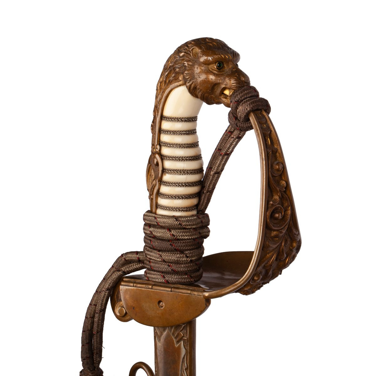 Sabre d’officier de la Marine impériale allemande extrêmement rare, avec lame en Damas-photo-4