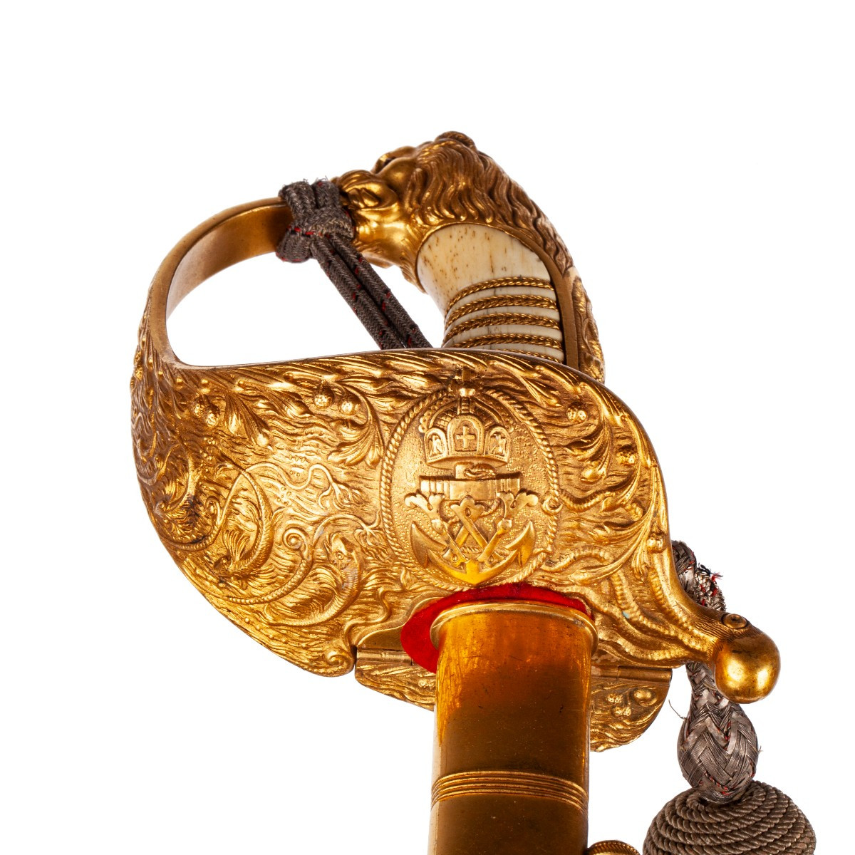 Sabre d'officier de la Marine Impériale allemande (Modèle 1874/76 ou variante d'achat privé)-photo-2