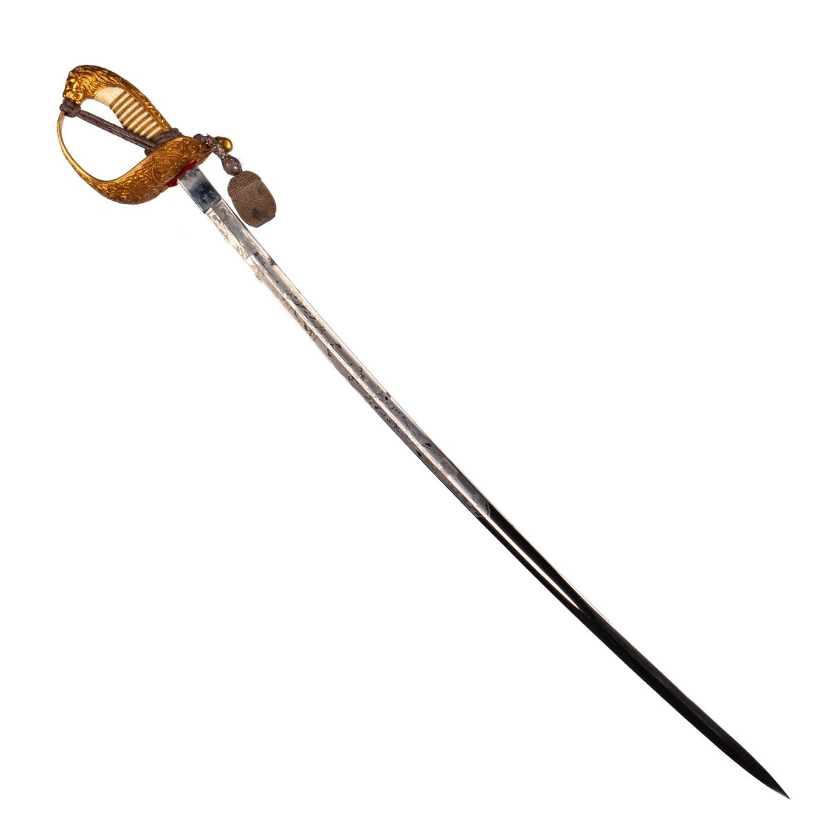 Sabre d'officier de la Marine Impériale allemande (Modèle 1874/76 ou variante d'achat privé)-photo-3