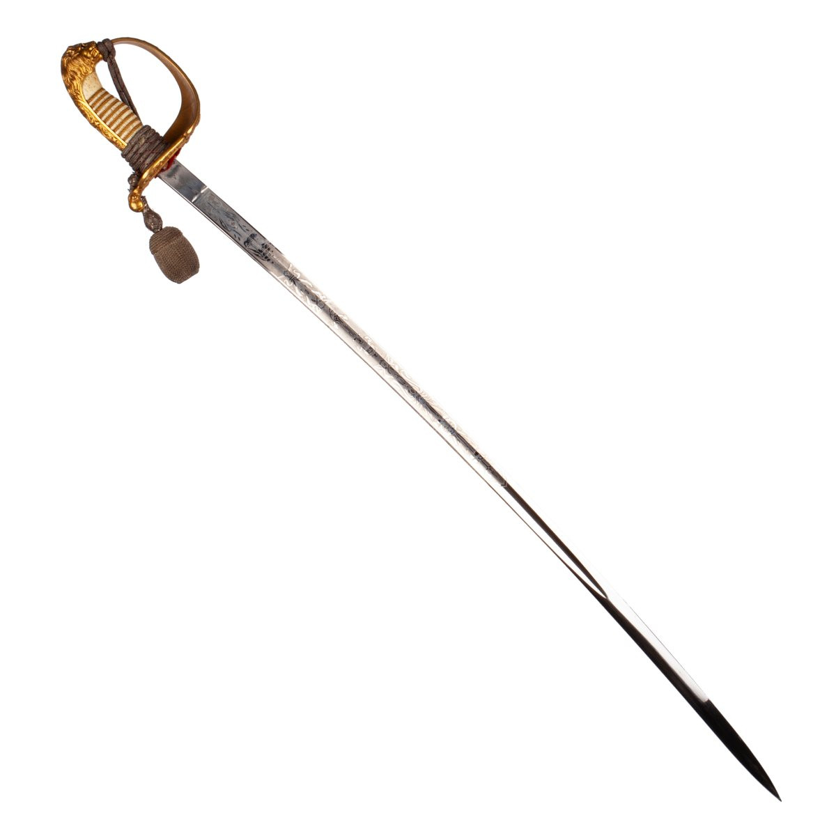 Sabre d'officier de la Marine Impériale allemande (Modèle 1874/76 ou variante d'achat privé)-photo-4