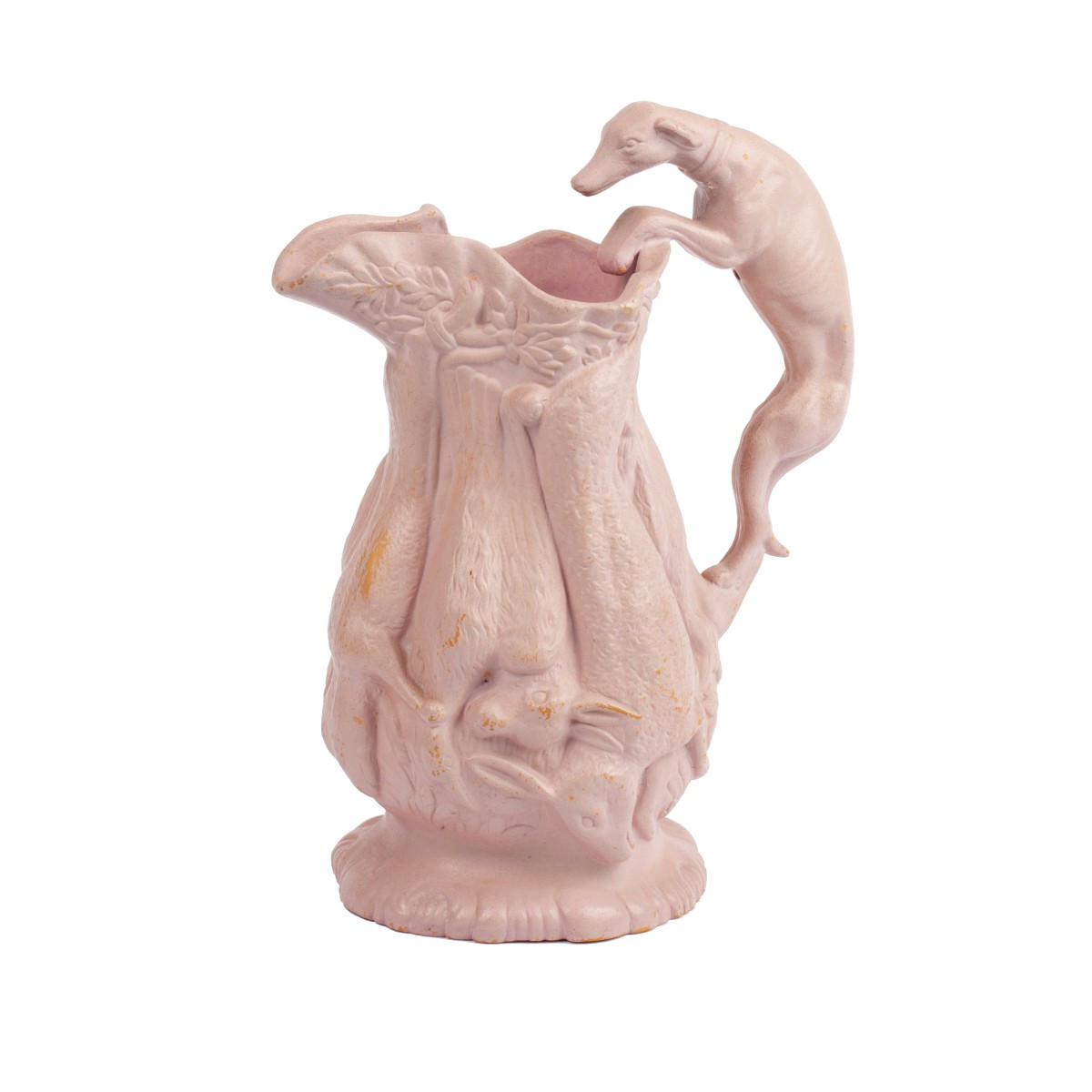 Pichet russe aux reliefs de trophées de chasse