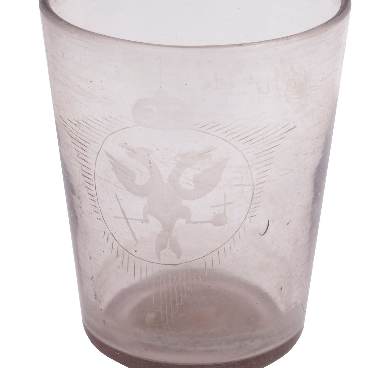 18th Century Russian Glass With A Double-headed Eagle-photo-4