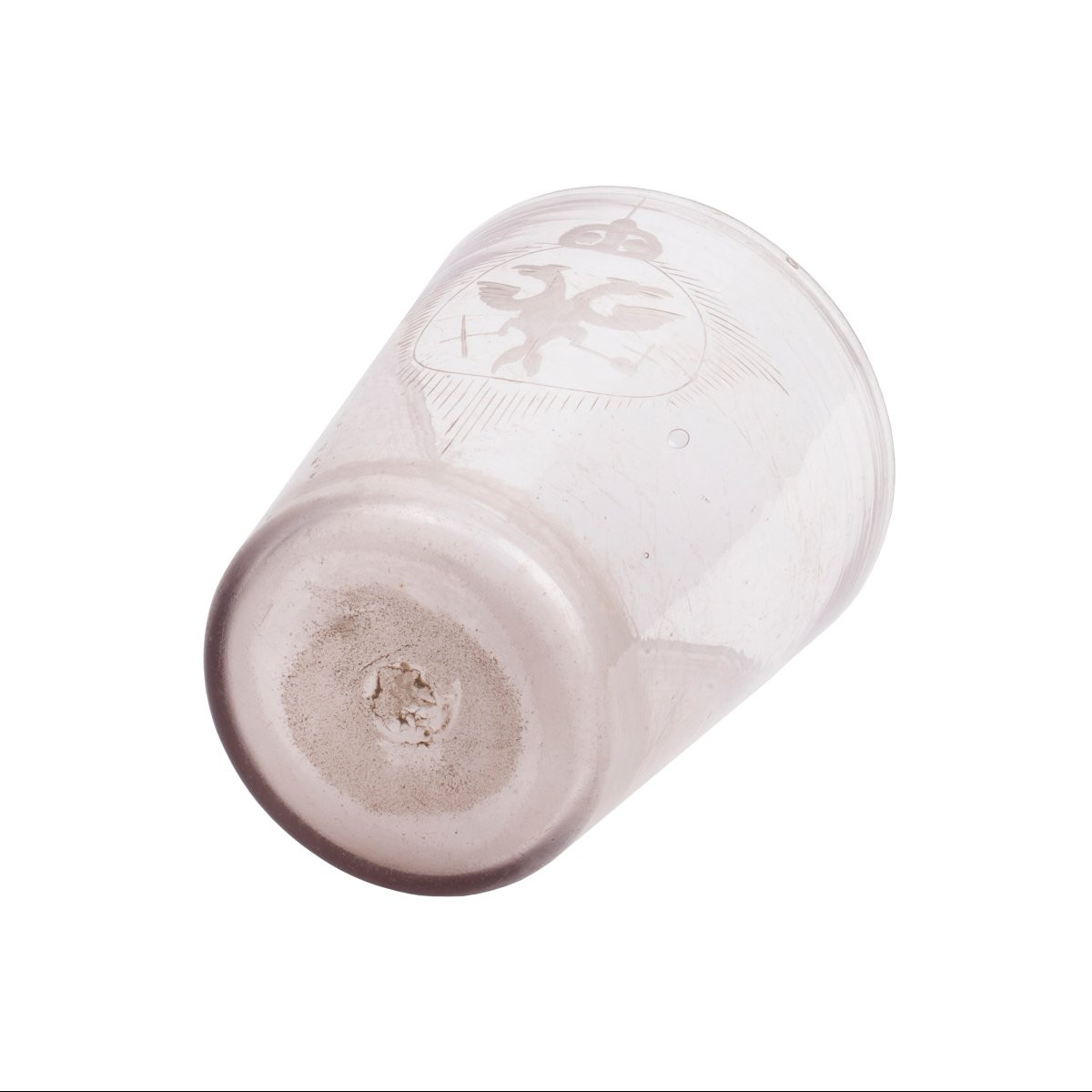 18th Century Russian Glass With A Double-headed Eagle-photo-1