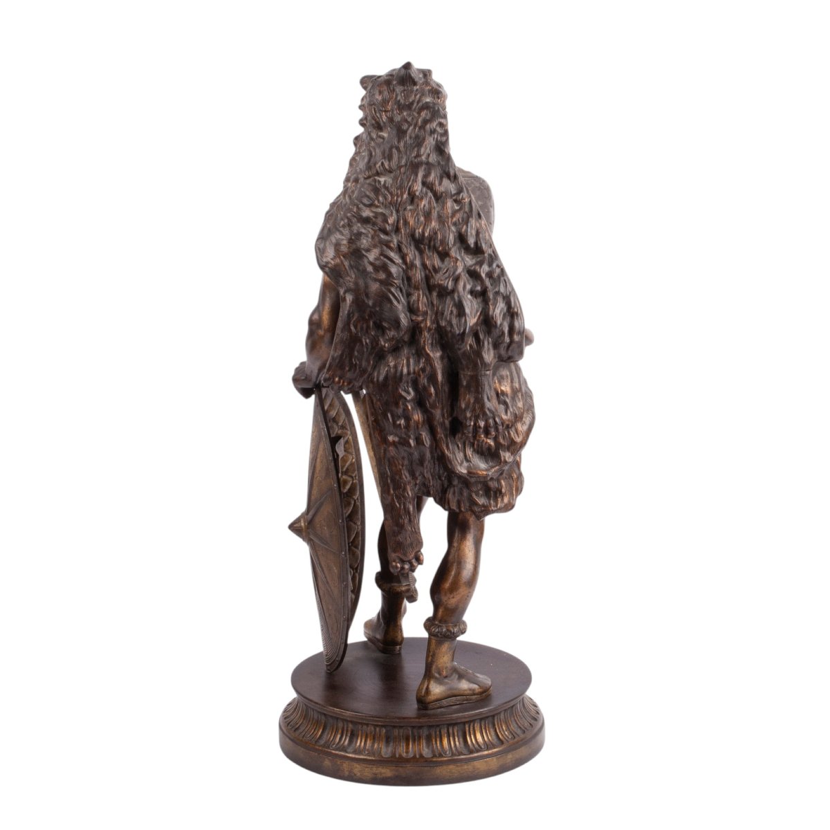 Figure française en fonte représentant un guerrier gaulois, vers 1900-photo-4