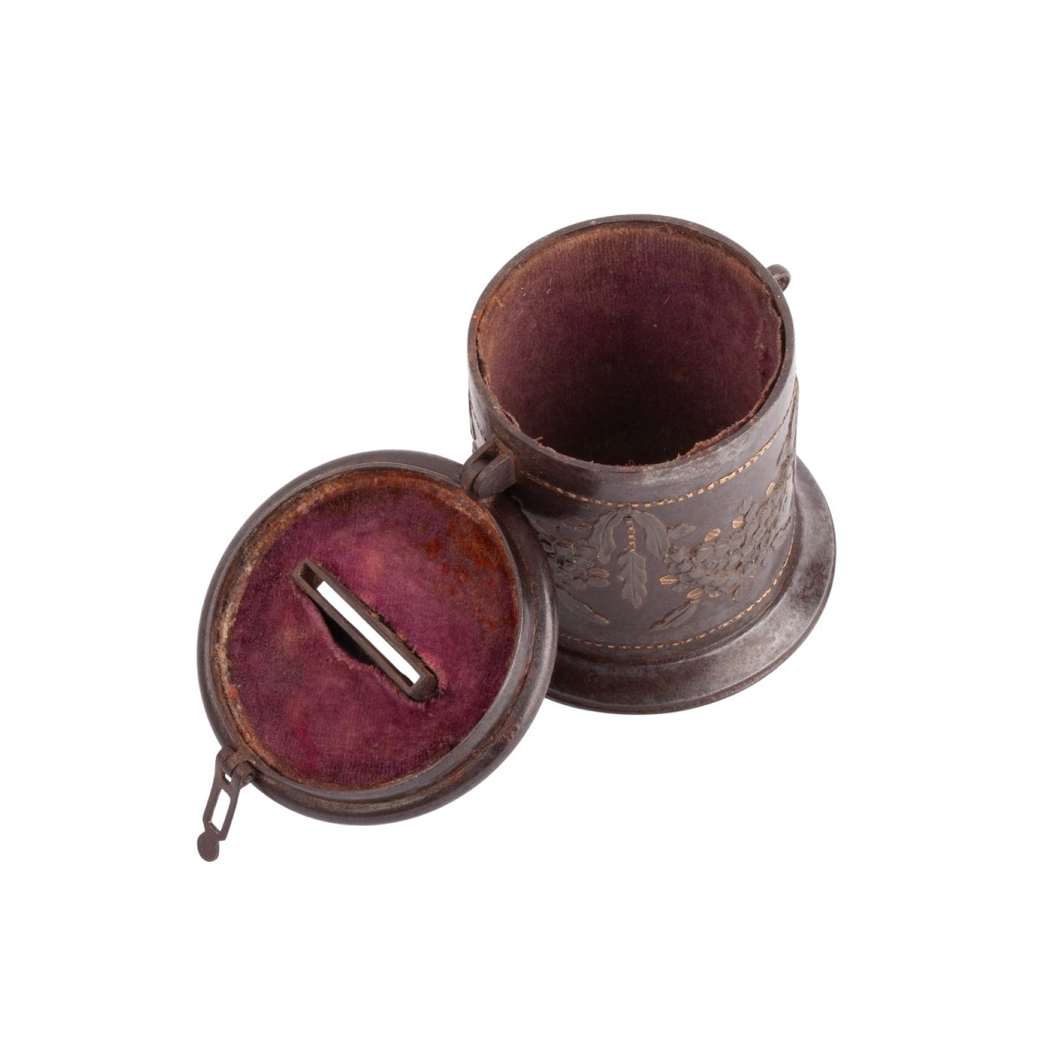 Russian Tula Steel Money Box, 1850s-photo-3