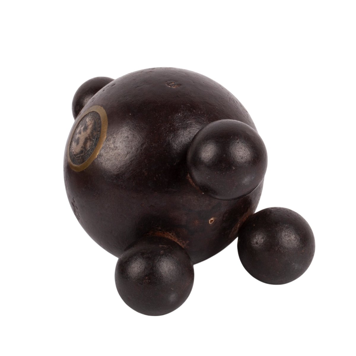 Crimean War Souvenir Lighter With Russian Silver Coin, Mid-19th Century-photo-4