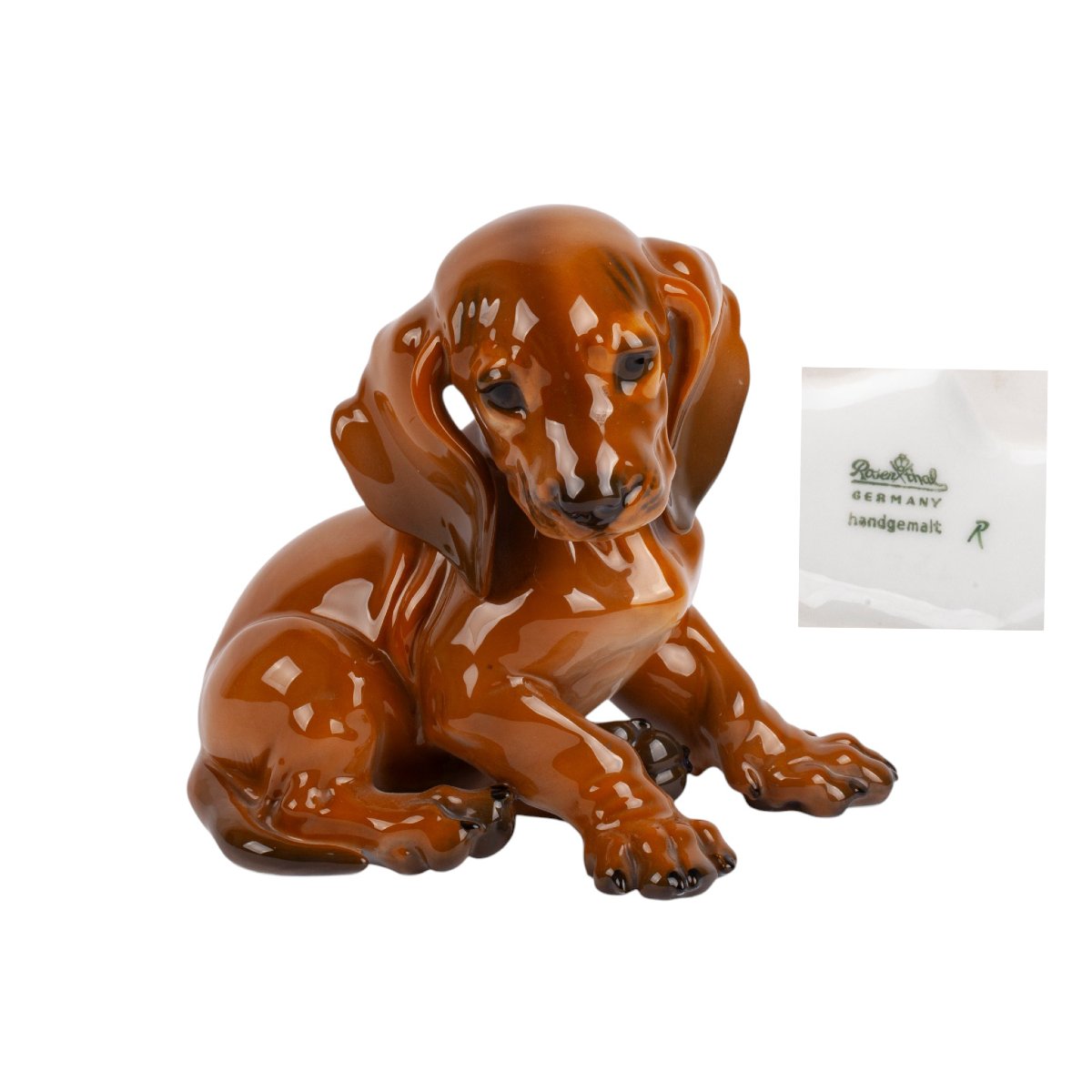 Rosenthal Porcelain Figure Of A Fox Terrier, Germany