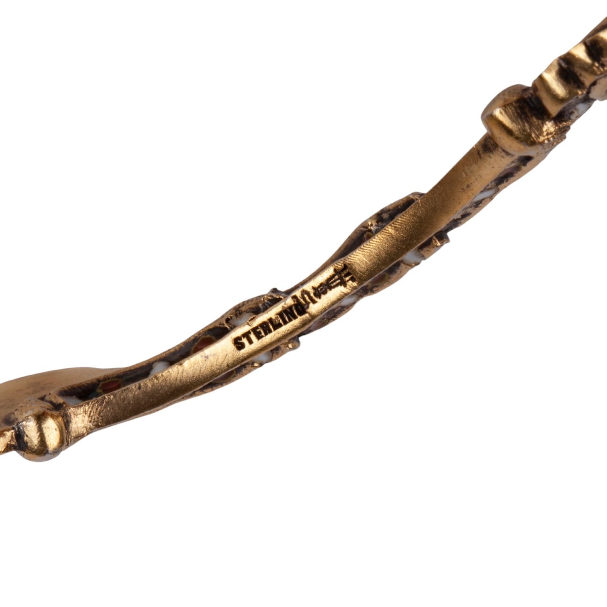 Silver-gilt And Cloisonné Enamel Lemon Fork, Early 20th Century-photo-4