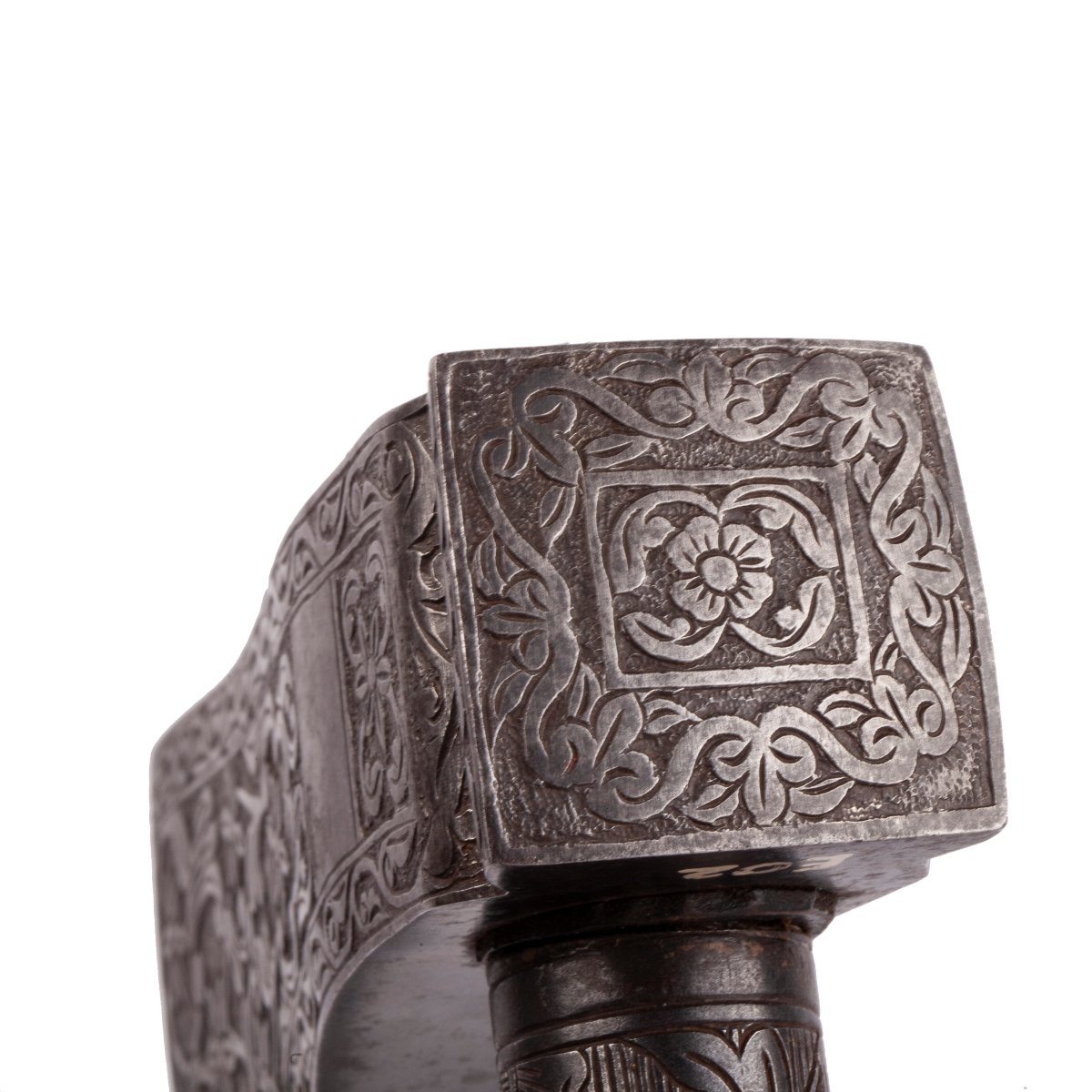 Indo-persian Tabarzin, Saddle Axe, India Or Iran, 19th Century-photo-3