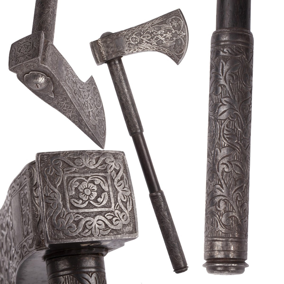 Indo-persian Tabarzin, Saddle Axe, India Or Iran, 19th Century