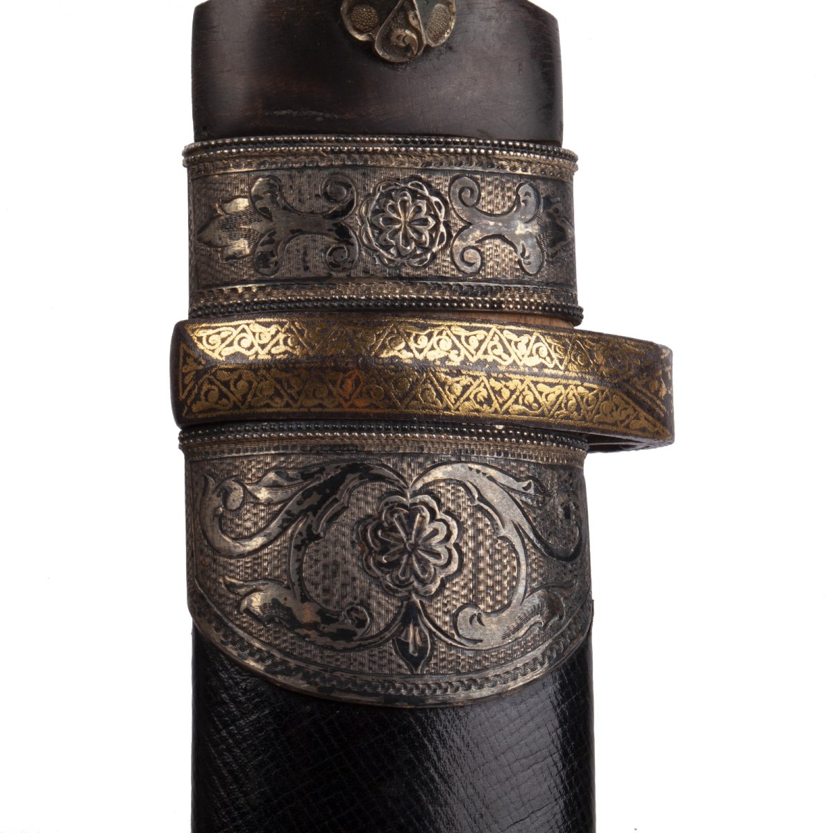 Russian Oriental-style Dagger With Silver Mountings, St. Petersburg, Late 19th Century-photo-4