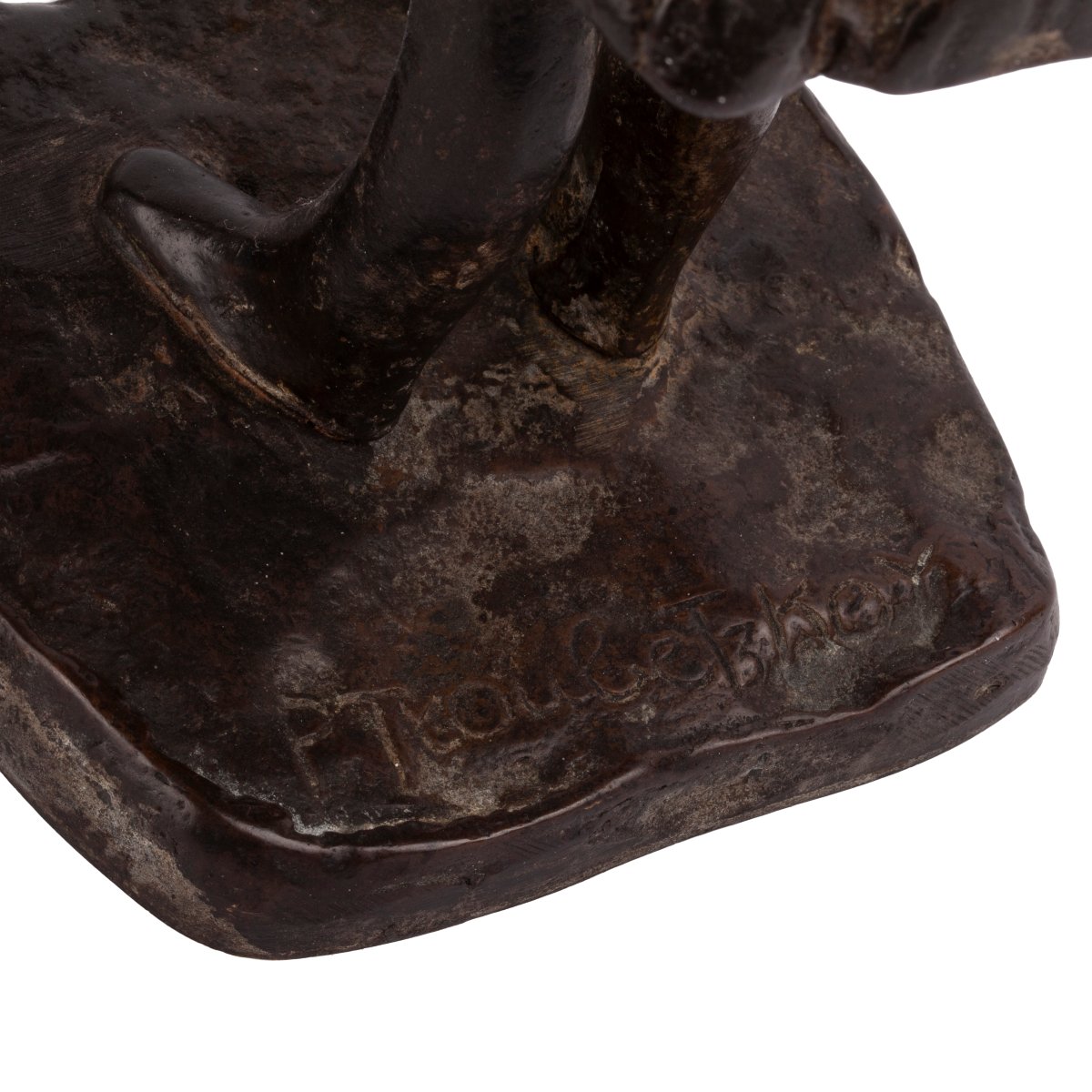 Bronze Statue Of A Young Girl By Paul Troubetzkoy, Likely Marie Troubetzkoy-photo-1