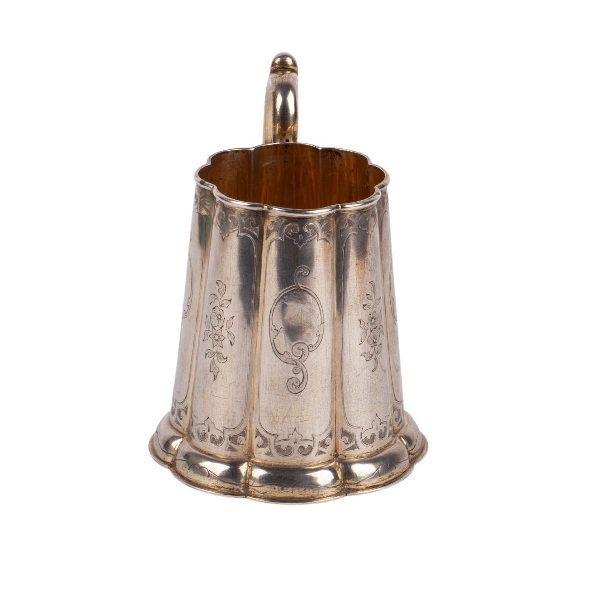 Chope en argent russe à intérieur vermeillé, 1854-photo-3