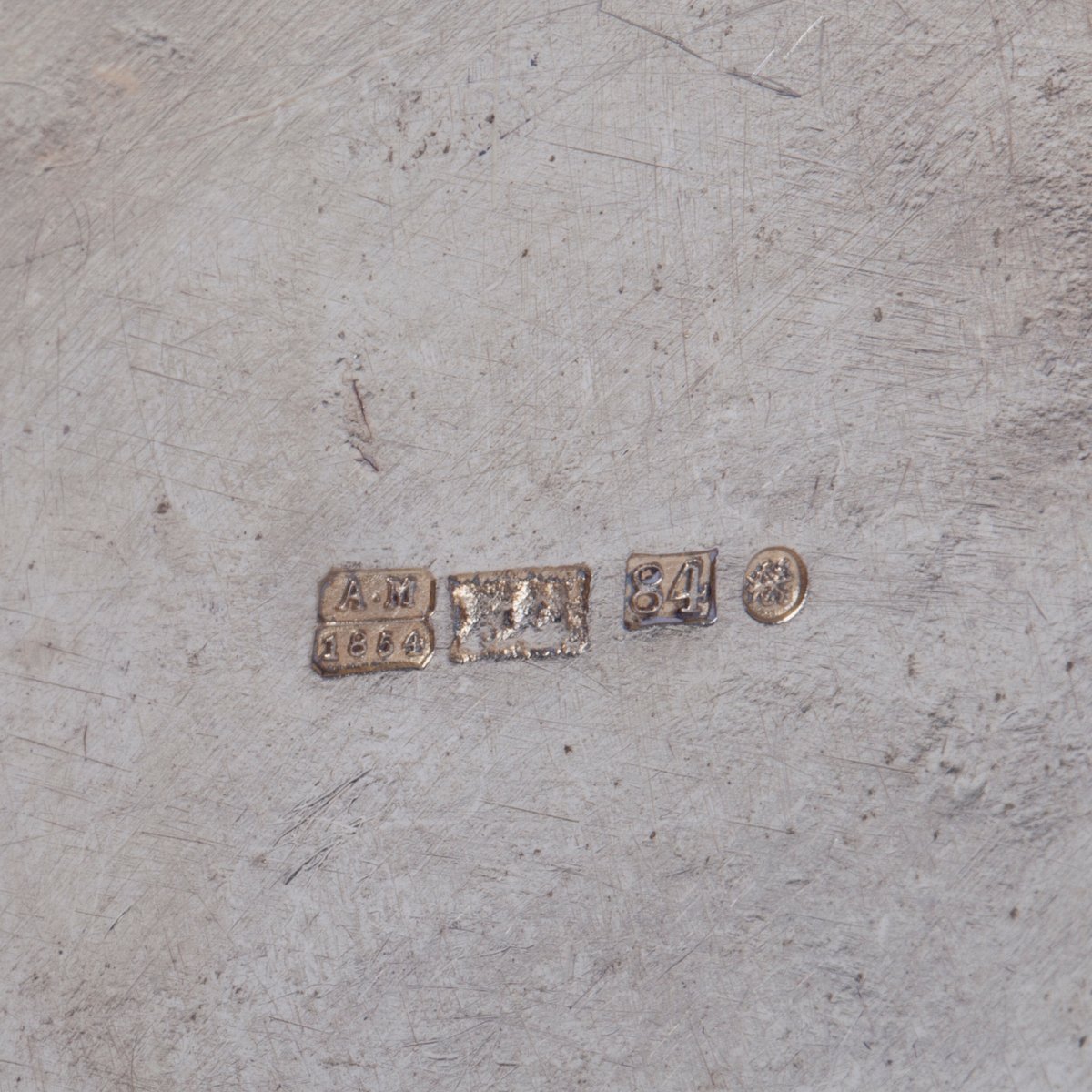 Chope en argent russe à intérieur vermeillé, 1854-photo-1