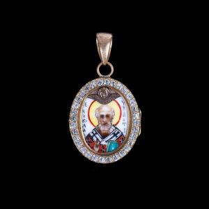 Medallion, Pendant With The Image Of St. Nicholas The Wonderworker
