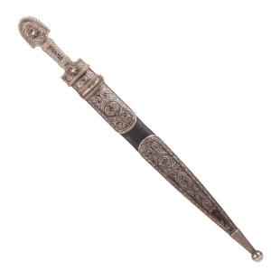 Dague Caucasienne Antique De Vladikavkaz, Début Du XXe Siècle - Atelier d'Osman Omarov