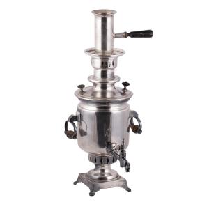 Russian Imperial Samovar With A Cane-shaped Pipe
