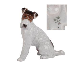 Rosenthal Porcelain Figure Of A Fox Terrier, Germany