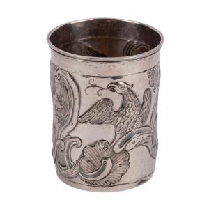 Russian Silver Stopka / Charka, Kostroma, 1769-1813, 18th - Early 19th Century