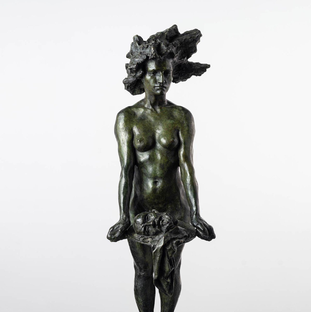Female Nude - Salome - Bronze Statue-photo-2