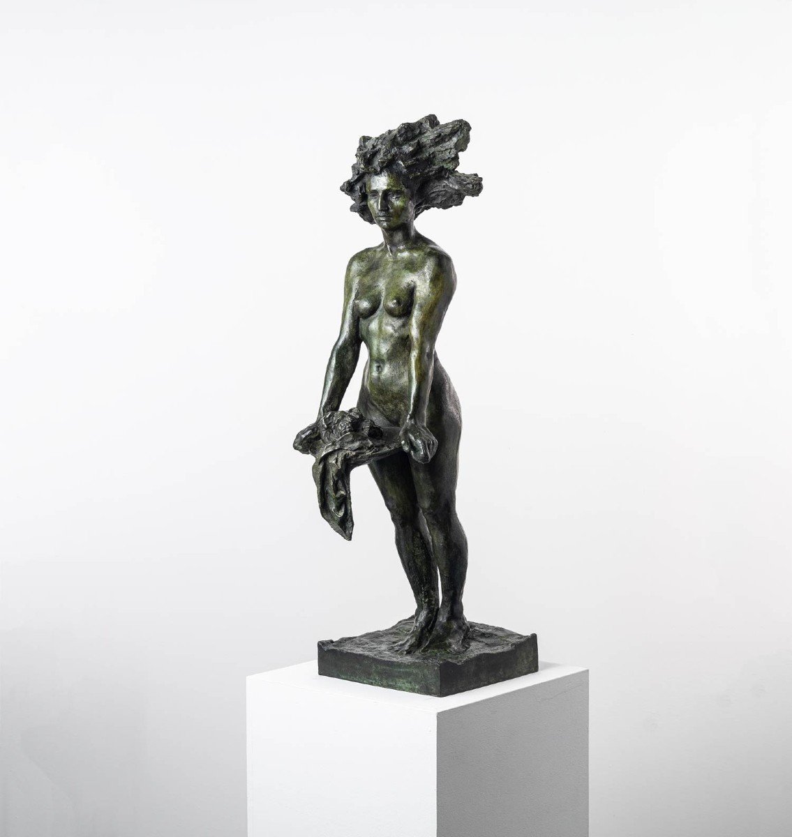 Female Nude - Salome - Bronze Statue-photo-5