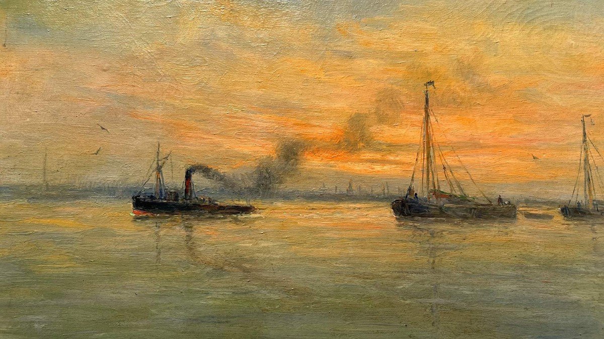 Evening Marine Port Of Antwerp - Romain Steppe