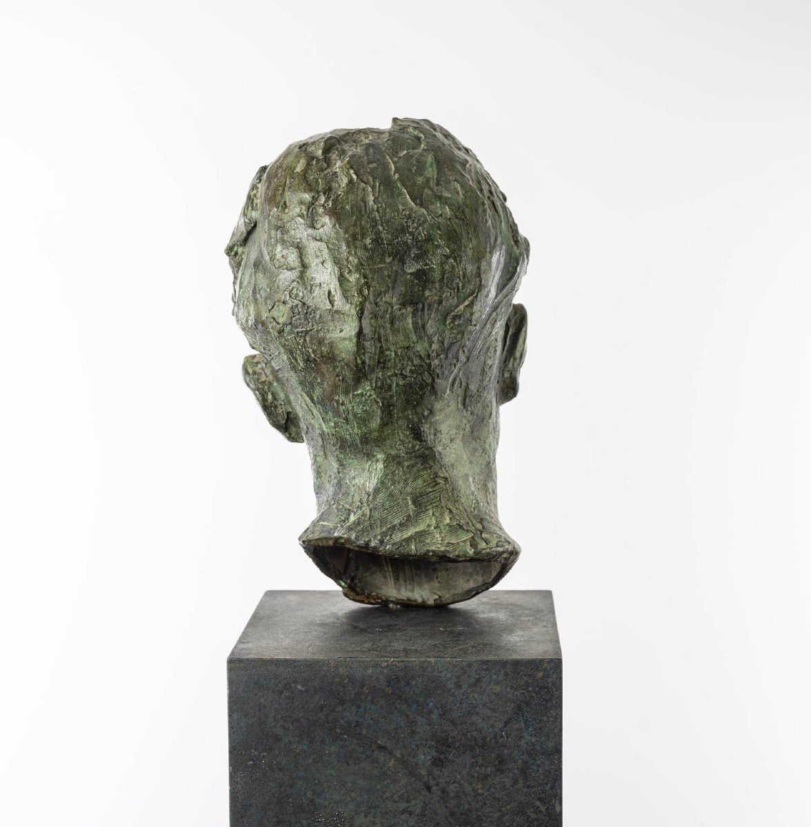 Bust Of Man, Bronze Sculpture – “ecce Homo”-photo-3