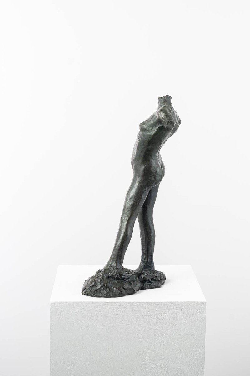 Female Nude, Bronze Sculpture – “balance” -photo-3