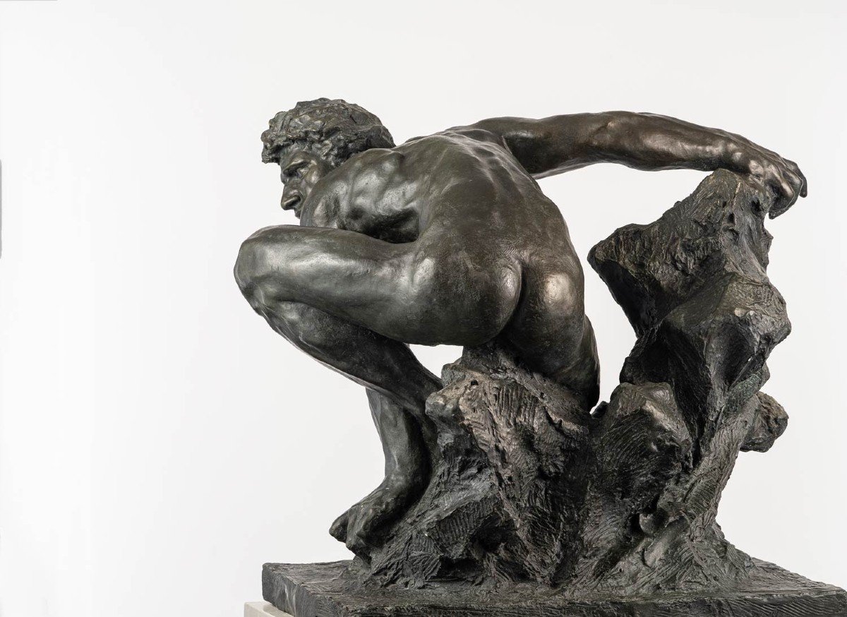 Male Nude, Bronze Sculpture – “adam” -photo-1
