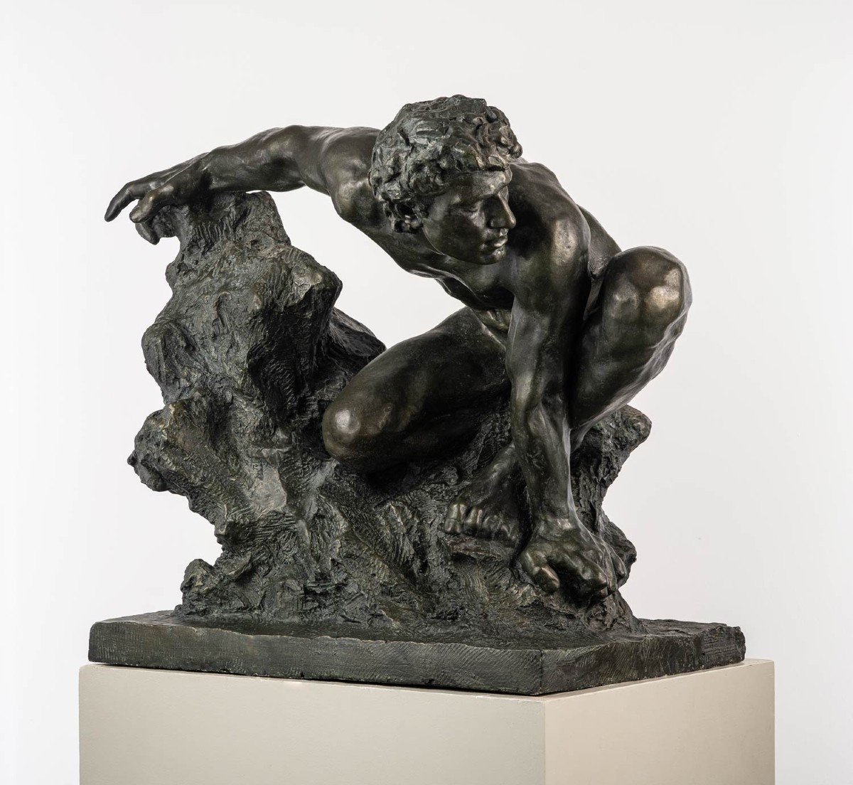 Male Nude, Bronze Sculpture – “adam” 