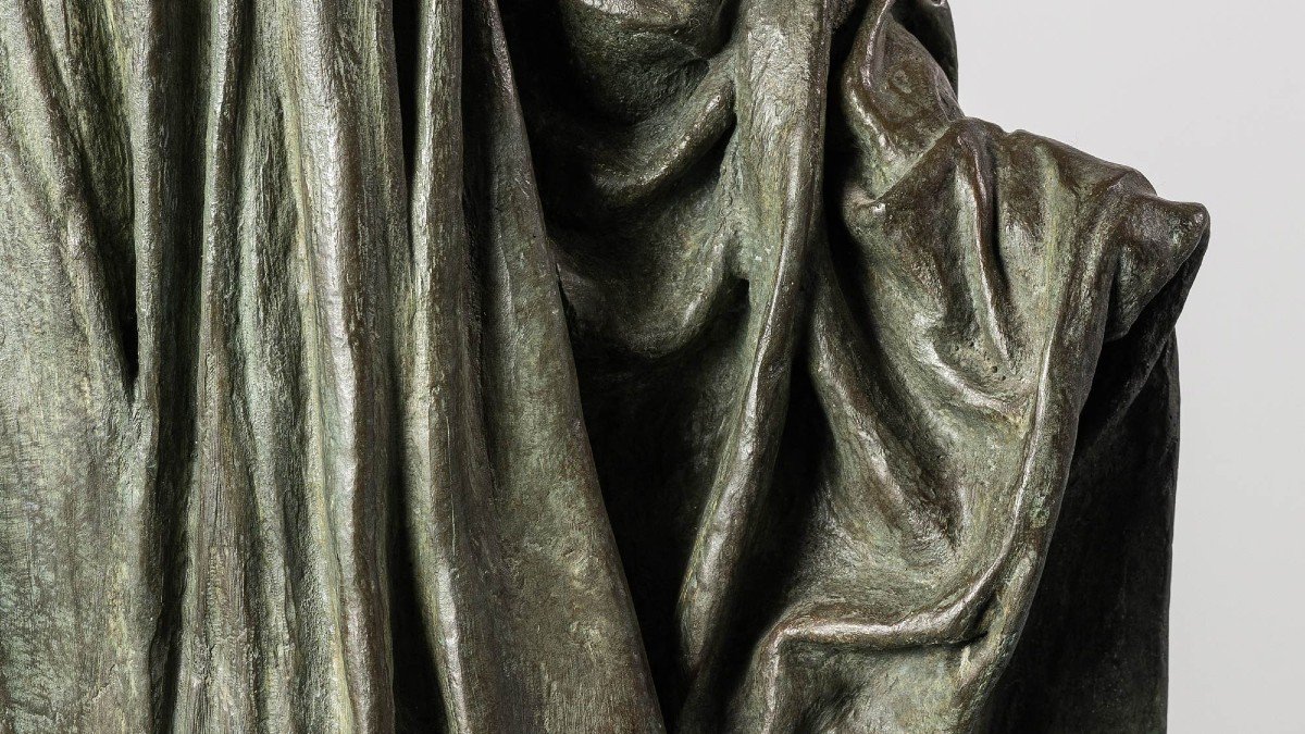 Sculpture En Bronze Inspirée Par La Divine Comédie De Dante– « Ombre Voilee II » -photo-5