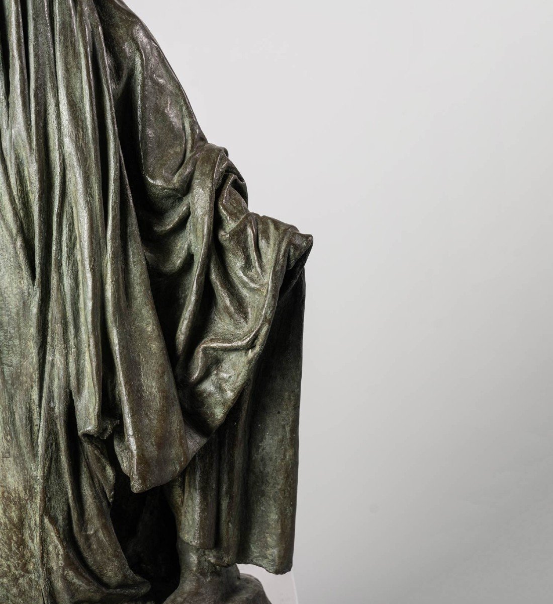 Bronze Sculpture Inspired By Dante's Divine Comedy – “veiled Shadow Ii” -photo-6