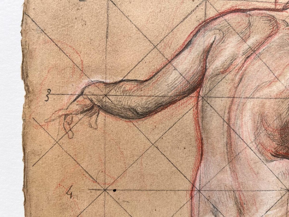 Alexis Mazerolle - Allégorie De La Danse Du Théâtre d'Angers - Crayons Sur Papier-photo-4