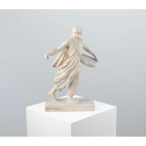 Le Semeur - Statue En Plâtre De Tore Strindberg